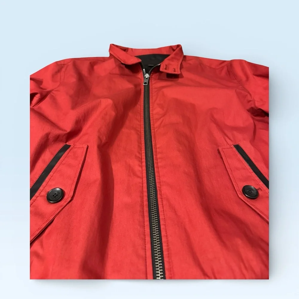 Coach Red Mens Barracuda Jacket - Picture 9 of 11